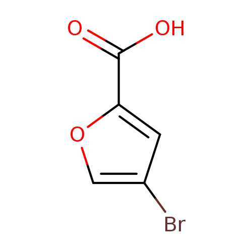 OC(=O)c1cc(co1)Br