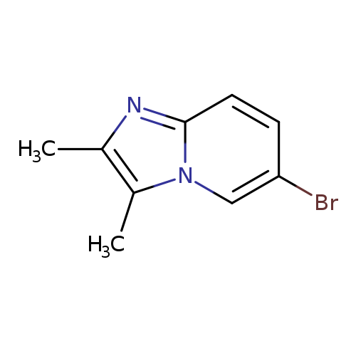 Brc1ccc2n(c1)c(C)c(n2)C