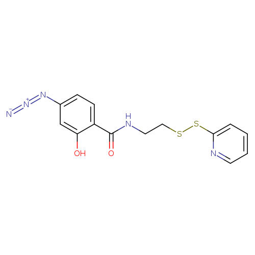 [N-]=[N+]=Nc1ccc(c(c1)O)C(=O)NCCSSc1ccccn1