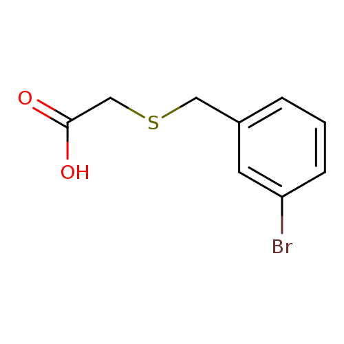 OC(=O)CSCc1cccc(c1)Br