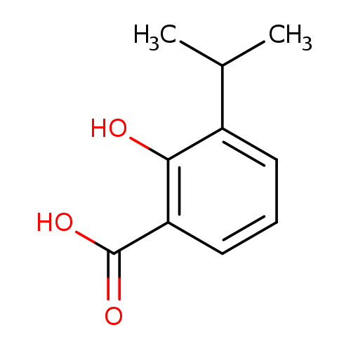 CC(c1cccc(c1O)C(=O)O)C