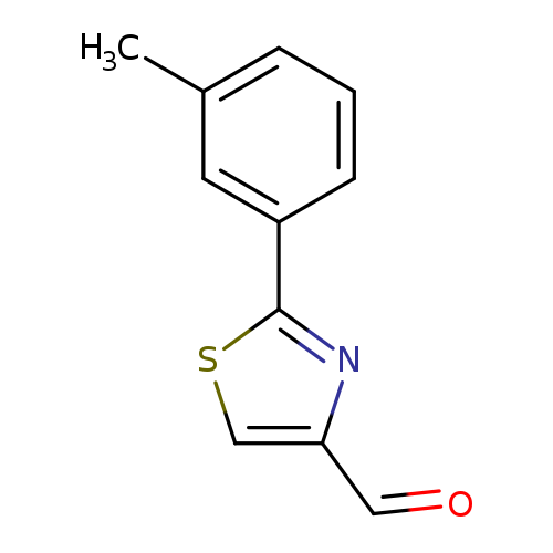 O=Cc1csc(n1)c1cccc(c1)C