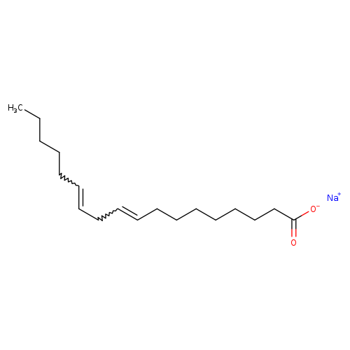 CCCCCC=CCC=CCCCCCCCC(=O)[O-].[Na+]