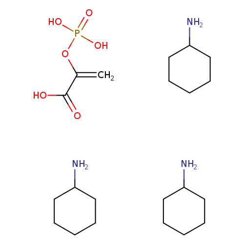 OC(=O)C(=C)OP(=O)(O)O.NC1CCCCC1.NC1CCCCC1.NC1CCCCC1