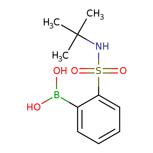 OB(c1ccccc1S(=O)(=O)NC(C)(C)C)O