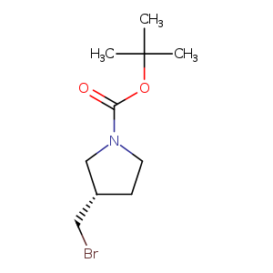 BrC[C@H]1CCN(C1)C(=O)OC(C)(C)C