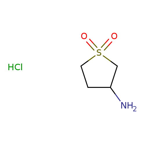 NC1CCS(=O)(=O)C1.Cl