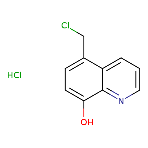 ClCc1ccc(c2c1cccn2)O.Cl