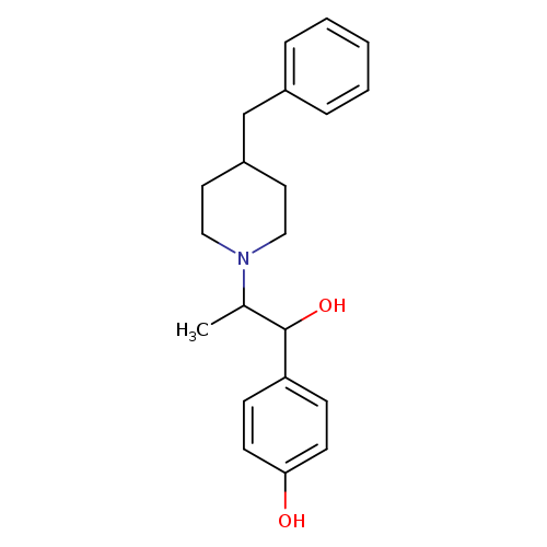 Oc1ccc(cc1)C(C(N1CCC(CC1)Cc1ccccc1)C)O