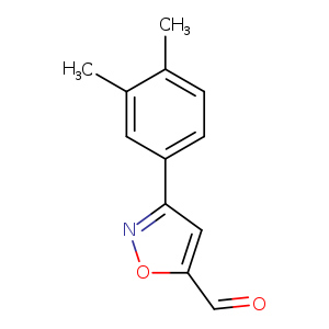O=Cc1onc(c1)c1ccc(c(c1)C)C