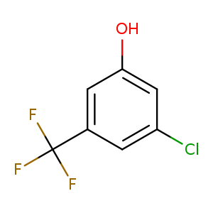 Oc1cc(Cl)cc(c1)C(F)(F)F