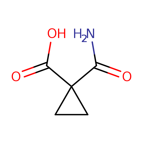 NC(=O)C1(CC1)C(=O)O