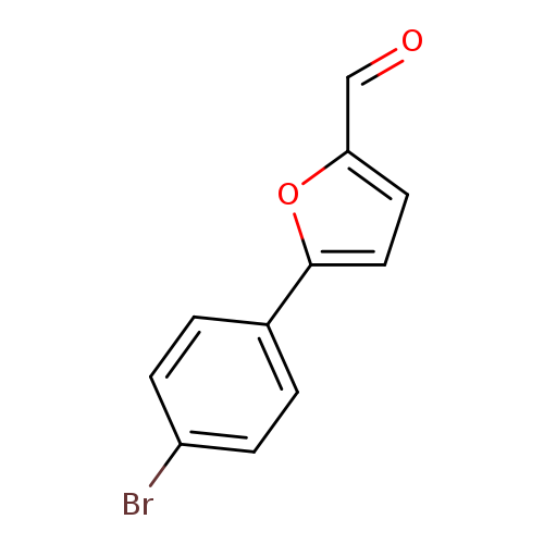O=Cc1ccc(o1)c1ccc(cc1)Br