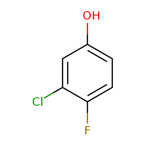 Oc1ccc(c(c1)Cl)F