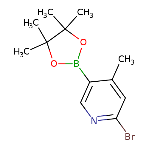 CC1(C)OB(OC1(C)C)c1cnc(cc1C)Br