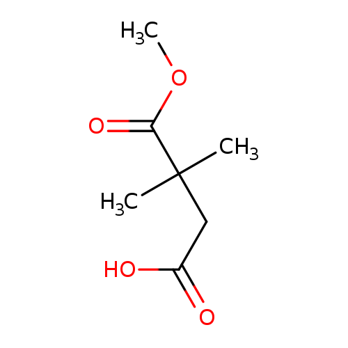 COC(=O)C(CC(=O)O)(C)C