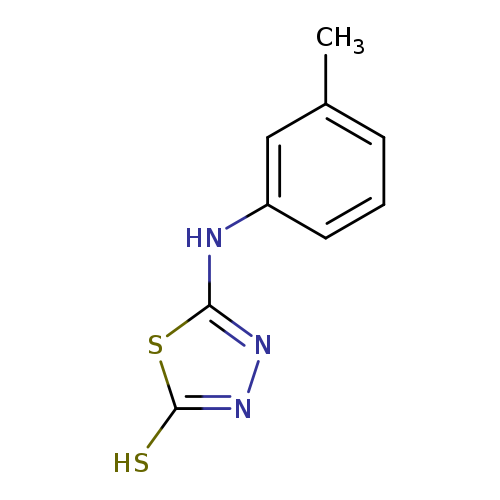Cc1cccc(c1)Nc1nnc(s1)S