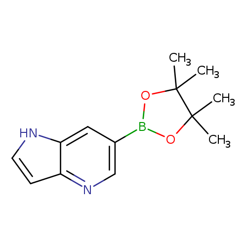 CC1(C)OB(OC1(C)C)c1cnc2c(c1)[nH]cc2