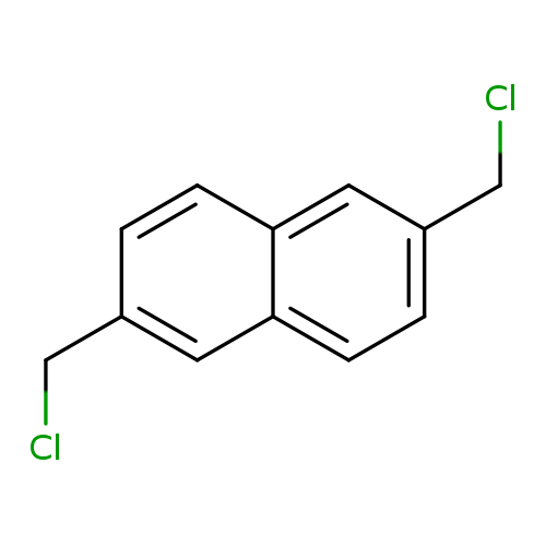 ClCc1ccc2c(c1)ccc(c2)CCl