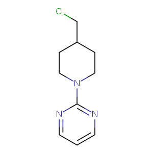 ClCC1CCN(CC1)c1ncccn1