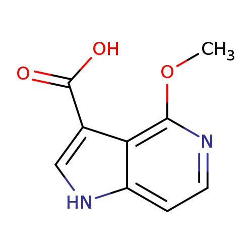COc1nccc2c1c(c[nH]2)C(=O)O