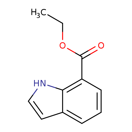 CCOC(=O)c1cccc2c1[nH]cc2