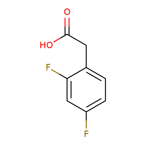 OC(=O)Cc1ccc(cc1F)F