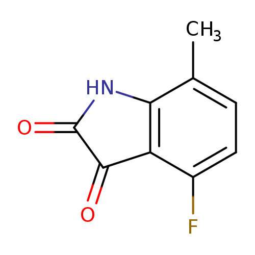 O=C1Nc2c(C1=O)c(F)ccc2C