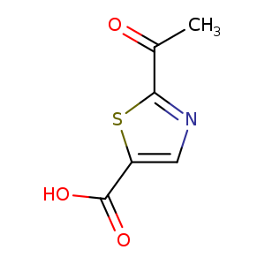 OC(=O)c1cnc(s1)C(=O)C