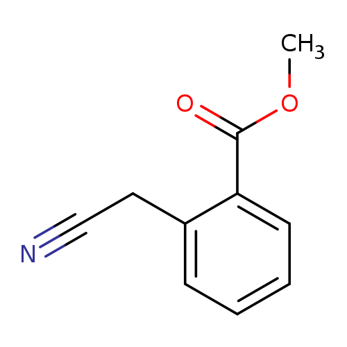 N#CCc1ccccc1C(=O)OC