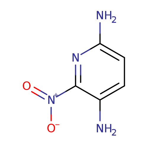Nc1ccc(c(n1)[N+](=O)[O-])N