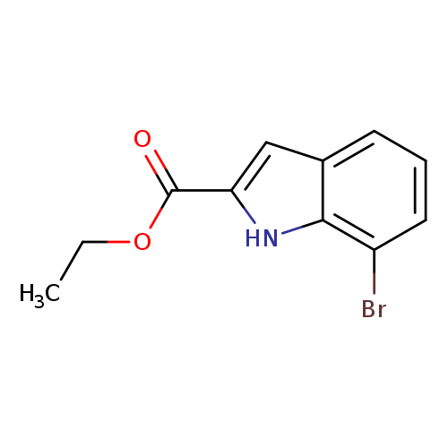 CCOC(=O)c1cc2c([nH]1)c(Br)ccc2