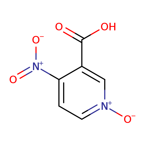 [O-][n+]1ccc(c(c1)C(=O)O)[N+](=O)[O-]