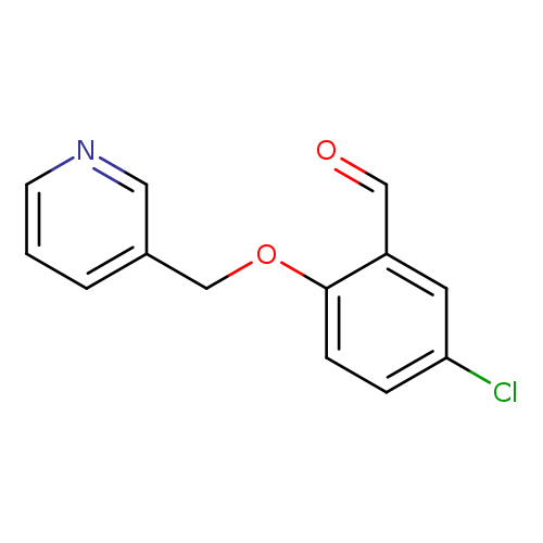 O=Cc1cc(Cl)ccc1OCc1cccnc1