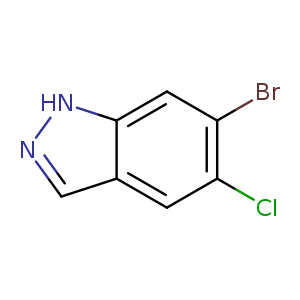 Brc1cc2[nH]ncc2cc1Cl