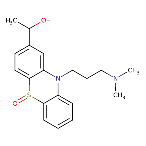 CN(CCCN1c2ccccc2S(=O)c2c1cc(cc2)C(O)C)C