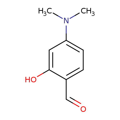 O=Cc1ccc(cc1O)N(C)C