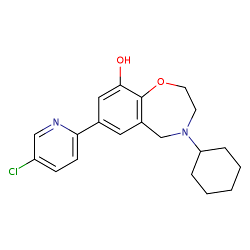 Clc1ccc(nc1)c1cc2CN(CCOc2c(c1)O)C1CCCCC1