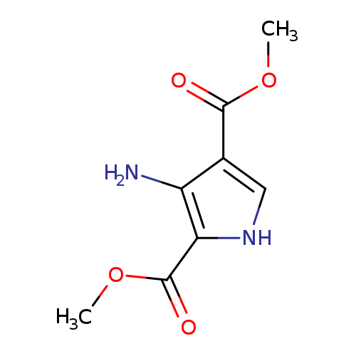 COC(=O)c1[nH]cc(c1N)C(=O)OC