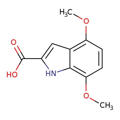 COc1ccc(c2c1[nH]c(c2)C(=O)O)OC