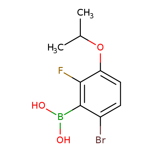 CC(Oc1ccc(c(c1F)B(O)O)Br)C