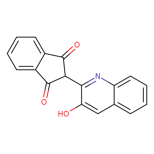 Oc1cc2ccccc2nc1C1C(=O)c2c(C1=O)cccc2