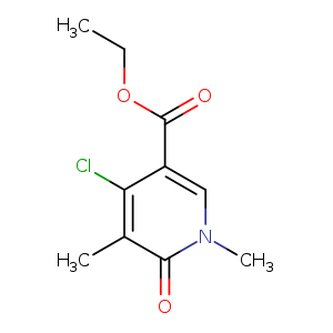 CCOC(=O)c1cn(C)c(=O)c(c1Cl)C