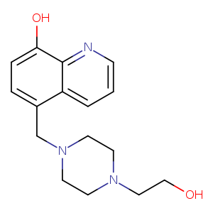 OCCN1CCN(CC1)Cc1ccc(c2c1cccn2)O
