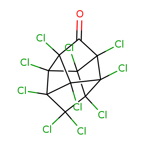 O=C1C2(Cl)C3(C4(C1(Cl)C1(C2(C3(Cl)C(C41Cl)(Cl)Cl)Cl)Cl)Cl)Cl