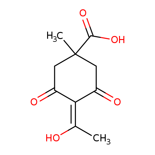 CC(=C1C(=O)CC(CC1=O)(C)C(=O)O)O
