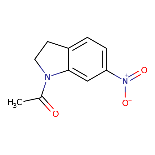 CC(=O)N1CCc2c1cc(cc2)[N+](=O)[O-]