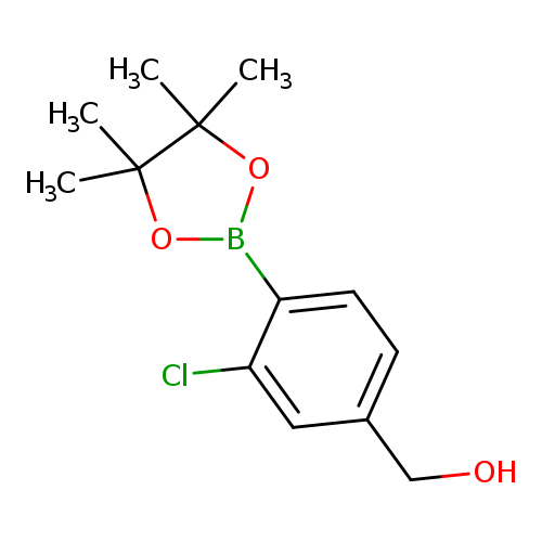 OCc1ccc(c(c1)Cl)B1OC(C(O1)(C)C)(C)C