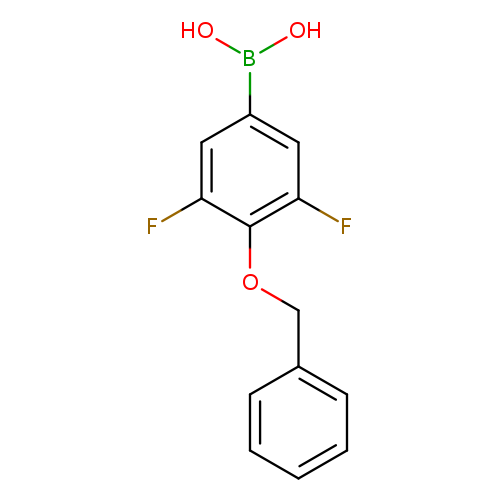 OB(c1cc(F)c(c(c1)F)OCc1ccccc1)O