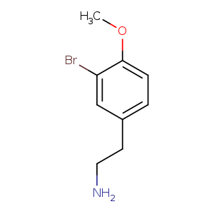 NCCc1ccc(c(c1)Br)OC